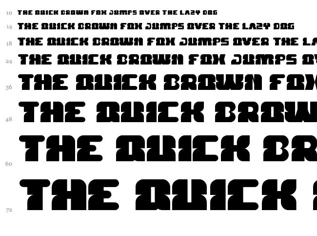 Forest Jump font waterfall